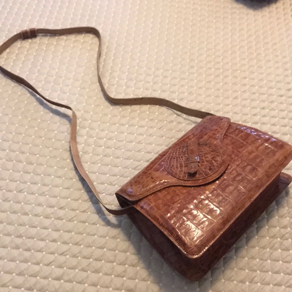 Genuine Reptile skin shoulder bag, Imported - Picture 7 of 8